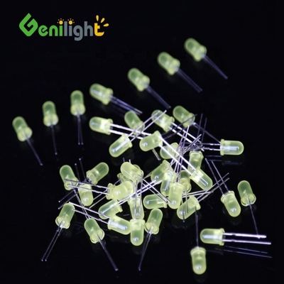 Diodi a scintilla di 5 mm a candela gialla con luce a LED lampeggiante