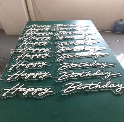 12V personalizzato resistente all'acqua RGB Flessibile Silicio LED Neon Sign Light per Holiday Store