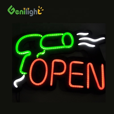 Segnale pubblicitario a neon acrilico LED personalizzato per la decorazione natalizia all'interno / all'esterno
