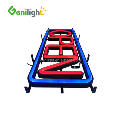 CE Certificato Ferro Open Neon Sign Flex Neon Light 12V Neon Strip Light con Pixel Pitch