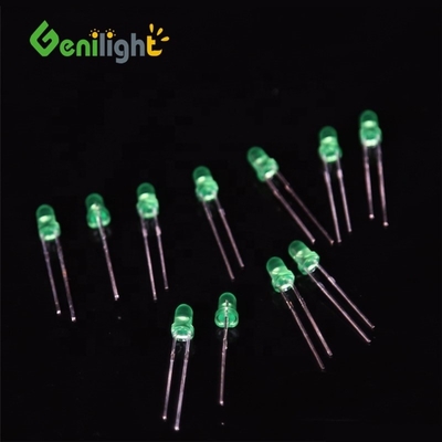 Diodo LED fisso di emissione luminosa GREEN F3 LED Diodo con tensione inversa massima di 5V
