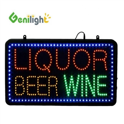 L'animazione lampeggiante Genilight 22*13inch LED Open Neon Sign Perfetto per il branding personalizzato