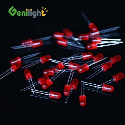 F5 Lampada a LED da 5 mm a diodo di emissione Bianco Verde Rosso Blu Giallo Due pin