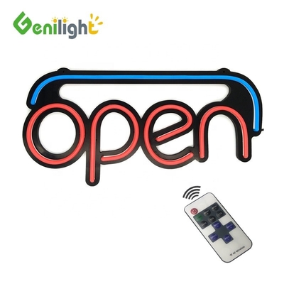 Indoor Genilight 48*25cm Silicone Open Neon Sign LED con Rohs Approved Power Supply