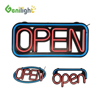 Indoor Genilight 48*25cm Silicone Open Neon Sign LED con Rohs Approved Power Supply