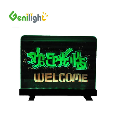 Funzione rettangolare Tavola da scrivere a LED ultra sottile di Genilight con 12 tipi di Twinkle
