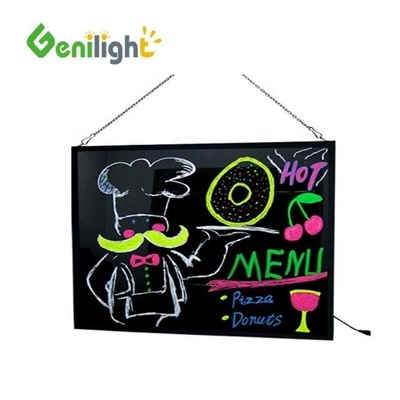 Tavola da scrivere a LED a telaio in alluminio Genilight versatile