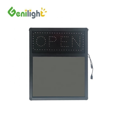 Indicatore aperto a LED rettangolare Indicatori luminosi a neon per vetrina di negozio Indicatore a LED Tavola da scrivere a LED Personalizzata Duratura