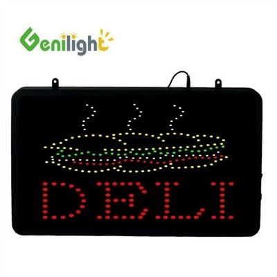 Luminosità Genilight Interior 22*13inch design DC12V led SANDWICHES segno di luce al neon aperto