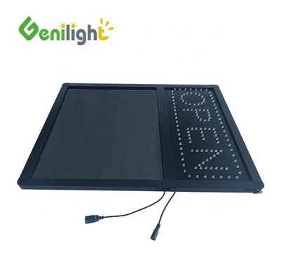Indicatore aperto a LED rettangolare Indicatori luminosi a neon per vetrina di negozio Indicatore a LED Tavola da scrivere a LED Personalizzata Duratura