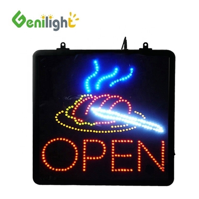 Luminosità Genilight Interior 22*13inch design DC12V led SANDWICHES segno di luce al neon aperto