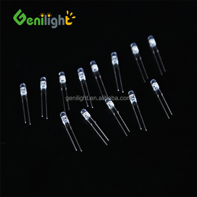 Voltage Peak Reverse Max 3mm LED Diodo lampadina lampeggiante 2,2-3V 20 MA luce