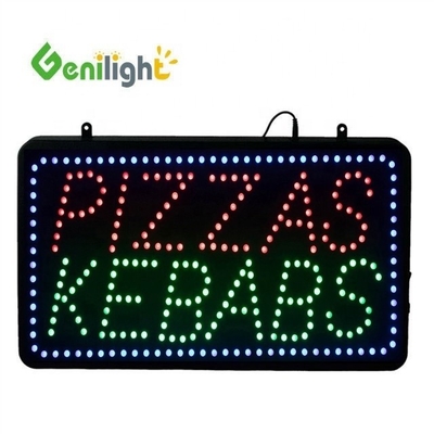 Genilight 56*33 cm rettangolo LED BAIL BONDS Neon Sign Animation Materiale resina epossidica