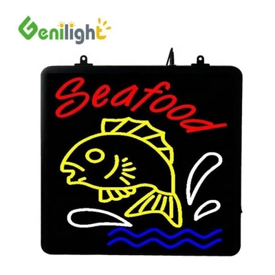 2 Modifiche di tipo Funzioni SASHIMI LED neon segno aperto per bastoncino da pesca negozio pixel pitch fai da te