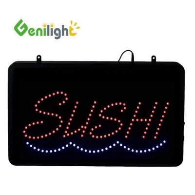 2 Modifiche di tipo Funzioni SASHIMI LED neon segno aperto per bastoncino da pesca negozio pixel pitch fai da te