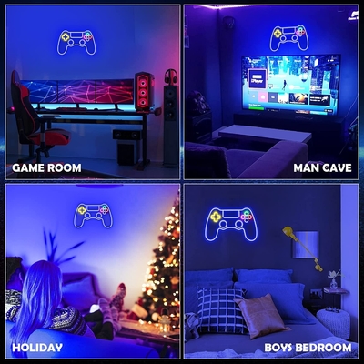 Aggiungi un po'di colore alla tua stanza di gioco con il segnale neon del controller di gioco personalizzato da 41 * 27.5 cm