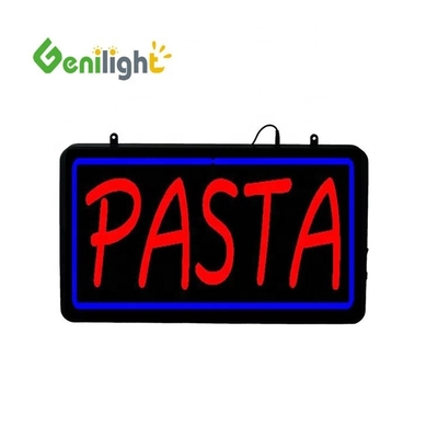 Cartelloni al neon acrilici PASTA con funzione di visualizzazione di animazione