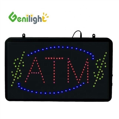 Luminosità Genilight Indoor 56*33cm Acrilico lampeggiante Custom Coffee Sign LED Cafe Bar and Beer Sign
