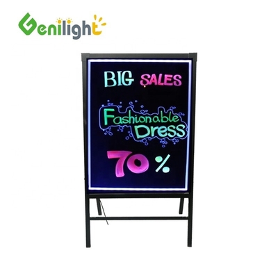OEM Flashing Stand Billboard Glowing Drawing Tavola di scrittura a LED a colori piene Tavola dei messaggi