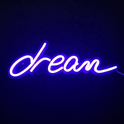 Progetta il tuo cartello a neon a LED con testo personalizzato Voltaggio 5V Durata di vita 50000 ore