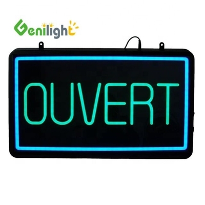 CE ROHS certificato OUVERT Illuminato acrilico Noen Segno per la promozione del vostro business