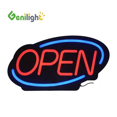 Segnali aperti a neon a LED con due tipi di funzioni di cambio e materiale acrilico