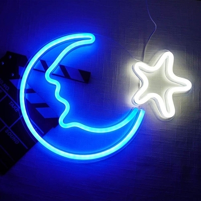 Luce LED Luna Stella Neon per decorazioni di festival Durata di vita 50000 ore Consumo di energia 1