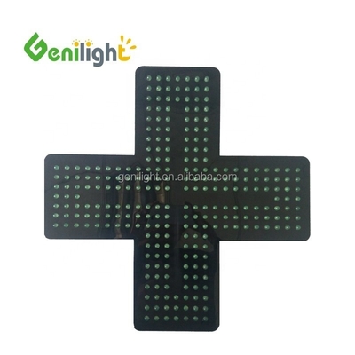 Alta risoluzione due colori cross LED farmacia segno foto media compatibile