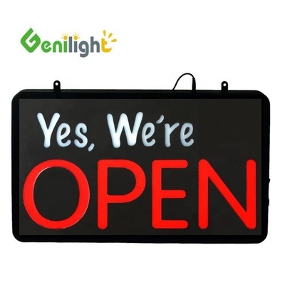 56*33 Dimensione del pannello Segnale di apertura a neon a LED elettronico personalizzato con risoluzione