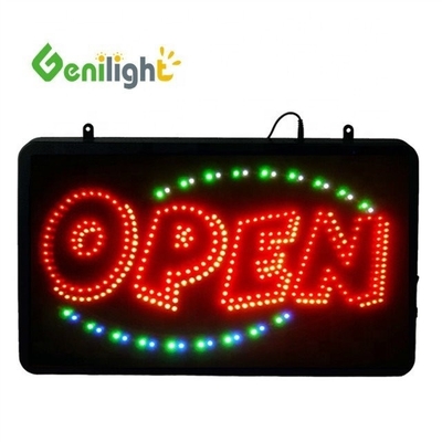 56*33 Dimensione del pannello Segnale di apertura a neon a LED elettronico personalizzato con risoluzione