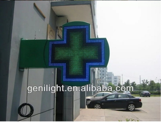 Display 3D animato a LED Display attraente a LED di farmacia con 1280 / 2560 punti
