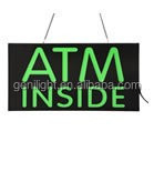Centro commerciale ad alta risoluzione popolare animato Led Slim ATM Machine OPEN Sign Business Switch/Chain