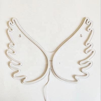 45*34cm Angel Wing Neon Signs per Decorazione murale in camera da letto delle ragazze Energia della stanza dei bambini del matrimonio
