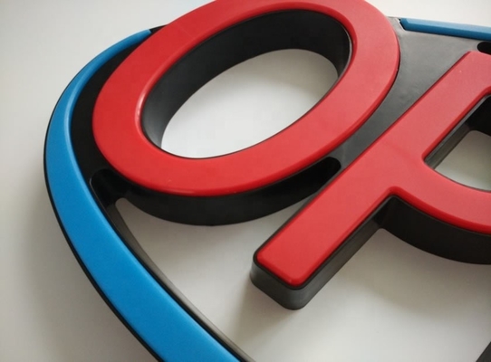 Dispositivi di scorrimento personalizzati Jumbo ULTRA BRIGHT LED OPEN SIGN Flashing Scrolling Red/Blue Perfetto