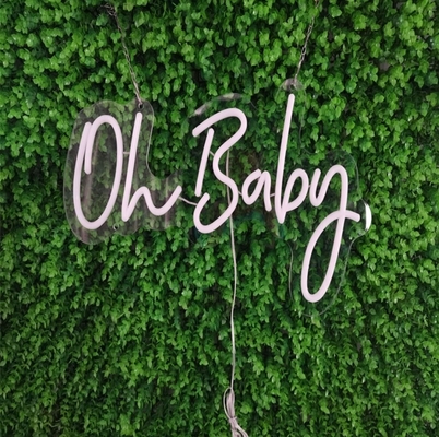 Luce al neon per bambino Sala giochi Bambino Matrimonio Lettera LED Bianca Illuminazione Segno