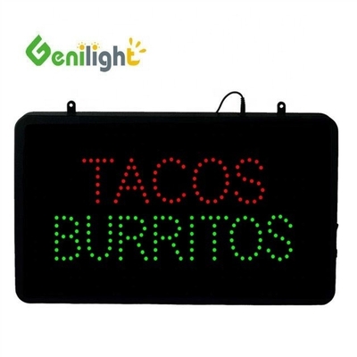 Genilight 22*13 pollici CE RoHS lampeggiante LED Neon Sign per Studio Fotografico Forma rettangolare