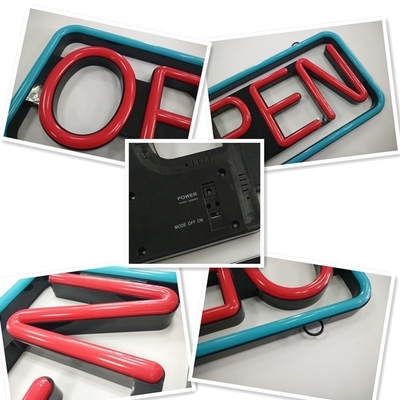 Superluminosità Rectangle LED Open Sign per un design facile e alla moda