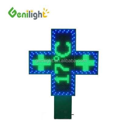 OUTDOOR RF/WIFI/Remote Control LED Farmacia Cross Display Facile installazione e funzionamento