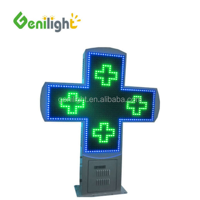 OUTDOOR RF/WIFI/Remote Control LED Farmacia Cross Display Facile installazione e funzionamento