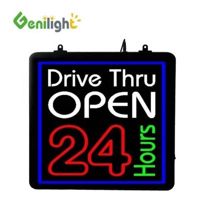 Animation Led Neon Open Sign con funzione di visualizzazione delle ore Animation Front Board Acrylic