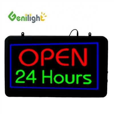 Animation Led Neon Open Sign con funzione di visualizzazione delle ore Animation Front Board Acrylic