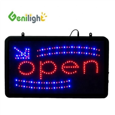 Animation Led Neon Open Sign con funzione di visualizzazione delle ore Animation Front Board Acrylic