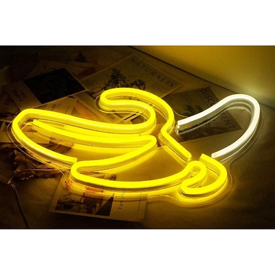 Decorazione murale a neon a LED a base di banana personalizzata per la luce notturna durata di vita 50000 ore