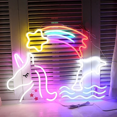 Consumo di energia 1 Unicorn Neon Lights LED Sign Perfetto per gli amanti degli animali e i giocatori