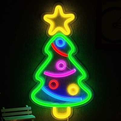 Albero di Natale personalizzato Neon Sign Light per le decorazioni di festa