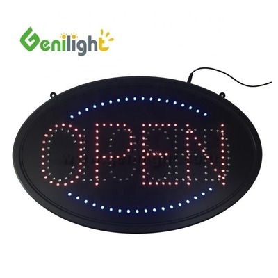 Segnale LED aperto/chiuso con materiale superbrillante