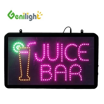 Negozio Decorazioni frontali Tavola neon a LED per bagel freschi Dimensione dello schermo 56*33cm