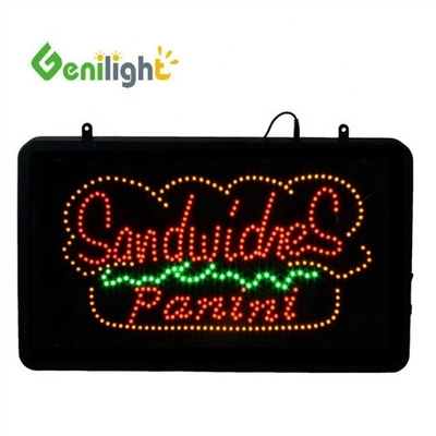 Negozio Decorazioni frontali Tavola neon a LED per bagel freschi Dimensione dello schermo 56*33cm