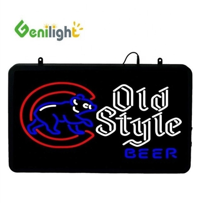 Genilight 22*13 pollici CE RoHS DVD VIDEOLED Scatole di luci pubblicitarie Neon Sign