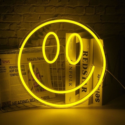 5V Voltage LED Smiley Face Sign Decorazione murale personalizzata per ragazze Preppy Decorazione della stanza